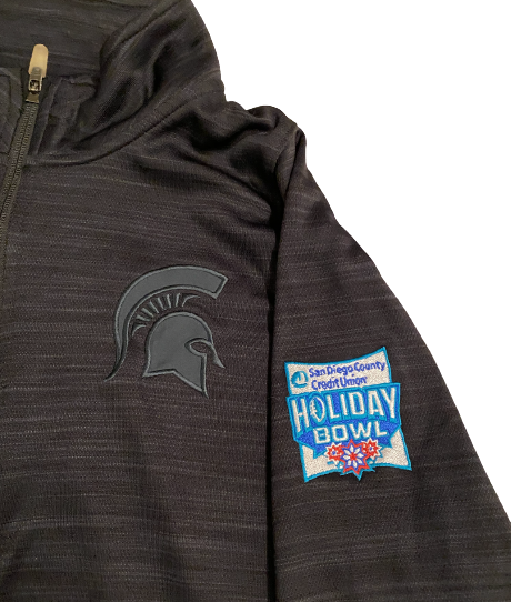 Matt Allen Michigan State Football Team Exclusive Holiday Bowl Travel Jacket (Size 3XL)