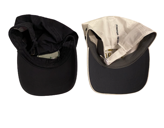 Mike McCray Notre Dame Football Set of (2) Under Armour Hats