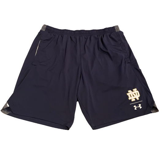 Mike McCray Notre Dame Football Under Armour Shorts (Size 2XL)