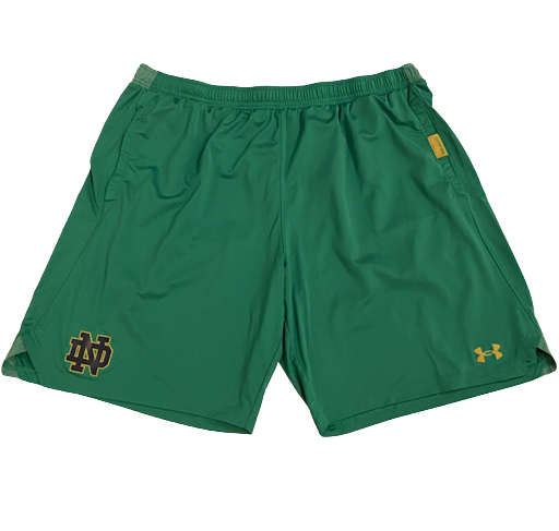 Mike McCray Notre Dame Football Under Armour Shorts (Size 2XL)