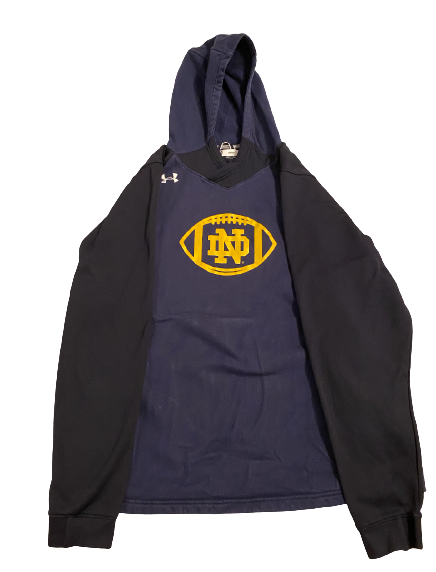 Mike McCray Notre Dame Football Under Armour Sweatshirt (Size 2XL)
