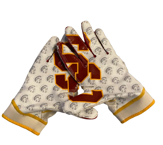 Samuel Oram-Jones USC Player Exclusive Football Gloves (Size 2XL)