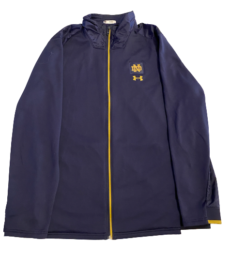 Mike McCray Notre Dame Football Under Armour Jacket (Size 2XL)