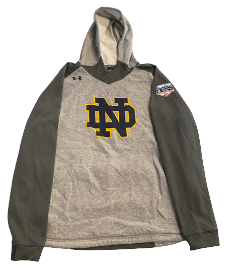 Mike McCray Notre Dame Football Under Armour PlayStation Fiesta Bowl Exclusive Sweatshirt (Size 2XL)