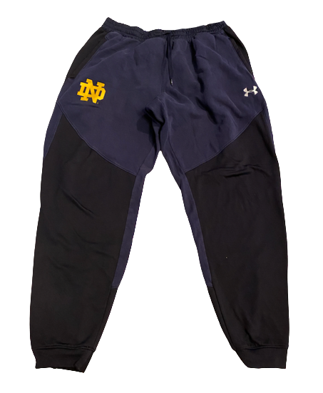 Mike McCray Notre Dame Football Under Armour Sweatpants (Size XL)