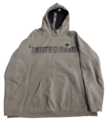 Mike McCray Notre Dame Football Under Armour Sweatshirt (Size 2XL)