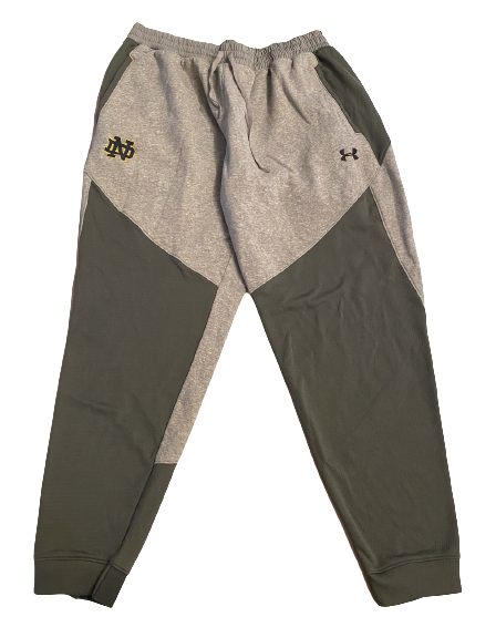 Mike McCray Notre Dame Football Under Armour Sweatpants (Size 2XL)