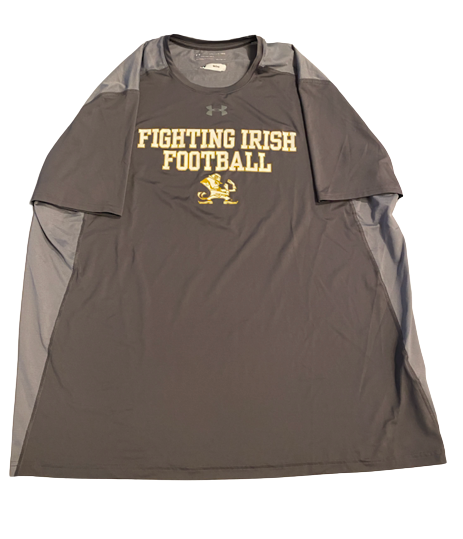 Mike McCray Notre Dame Football Under Armour T-Shirt (Size 2XL)