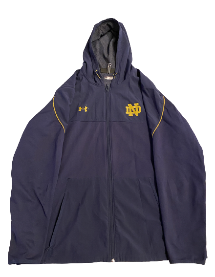 Mike McCray Notre Dame Football Under Armour Jacket (Size 2XL)