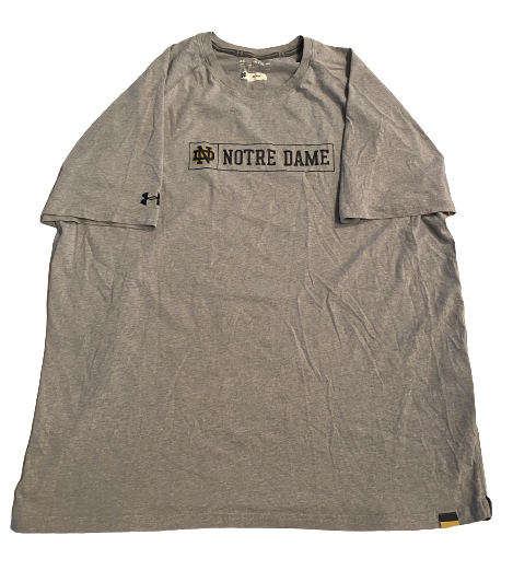 Mike McCray Notre Dame Football Under Armour T-Shirt (Size 2XL)