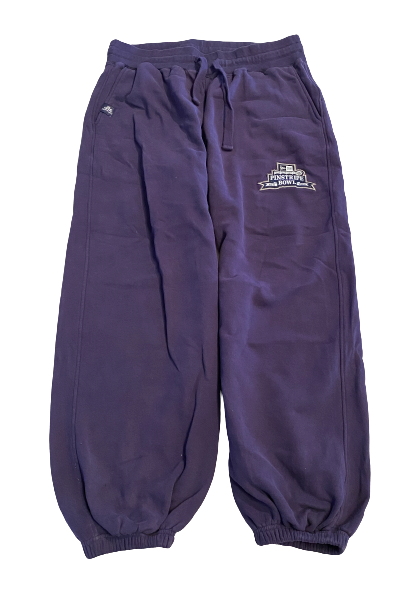 Scott Daly Notre Dame Football Pinstripe Sweatpants (Size XL)