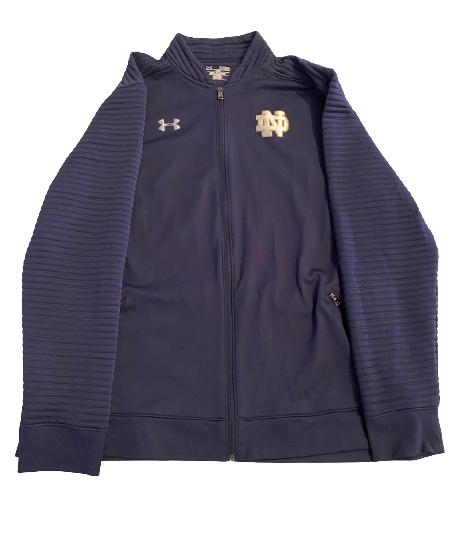 Scott Daly Notre Dame Football Exclusive Travel Jacket with Number on Back (Size XL)