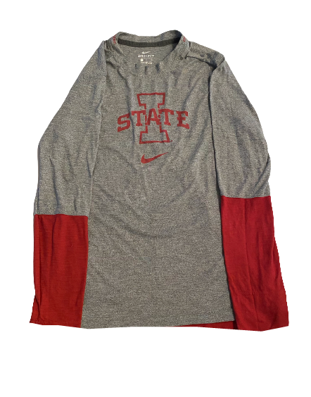 Lawrence White Iowa State Football Team Issued Long Sleeve Shirt (Size M)