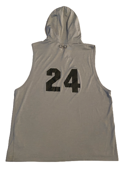 Israel Mukuamu South Carolina Football Team Exclusive Sleeveless Hoodie with Number & Player Tag (Size L)