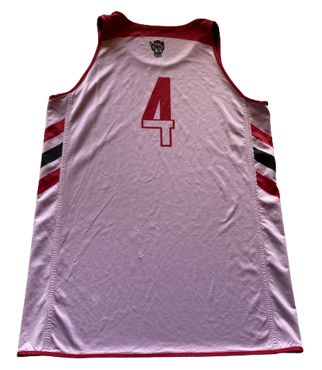 Jericole Hellems NC State Basketball Exclusive Reversible Practice Jersey (Size XL)