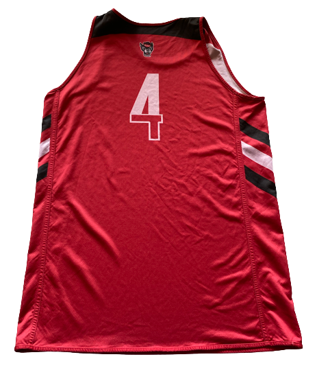 Jericole Hellems NC State Basketball Exclusive Reversible Practice Jersey (Size XL)