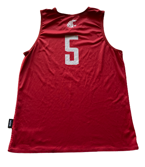 Marvin Cannon Washington State Basketball Team Exclusive Reversible Practice Jersey (Size M)