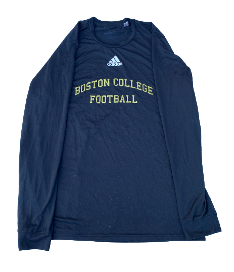Shawn Asbury Boston College Football Team Issued Long Sleeve Shirt (Size LT)