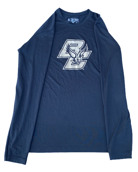 Shawn Asbury Boston College Football Team Issued Long Sleeve Shirt (Size L)