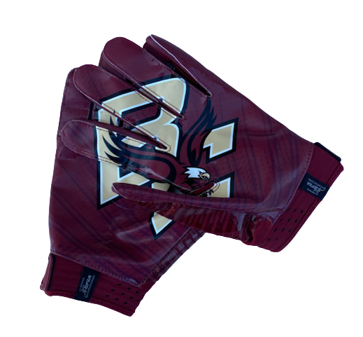 Shawn Asbury Boston College Football Player Exclusive Gloves (Size 2XL)