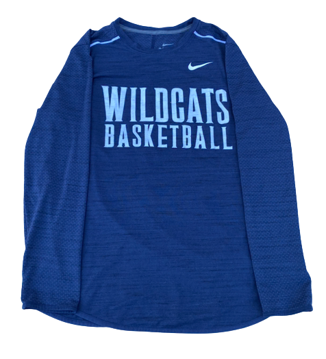Kelly Jekot Villanova Basketball Team Issued Long Sleeve Shirt (Size M)