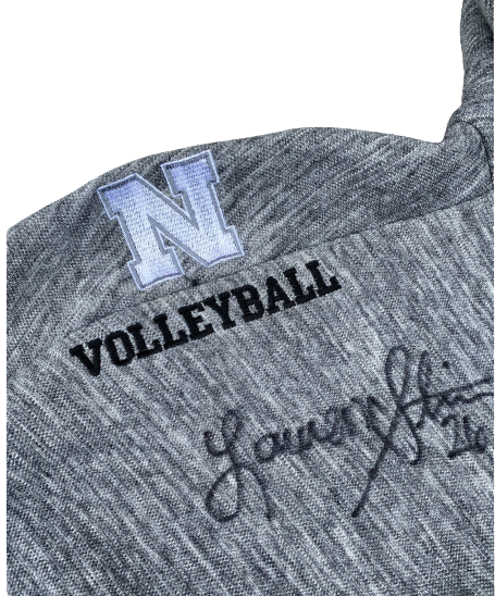 Lauren Stivrins Nebraska Volleyball SIGNED Team Exclusive Jacket (Size L)