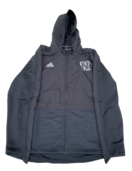Lauren Stivrins Nebraska Volleyball Team Issued Full Travel Sweatsuit - Jacket & Sweatpants (Size LT)