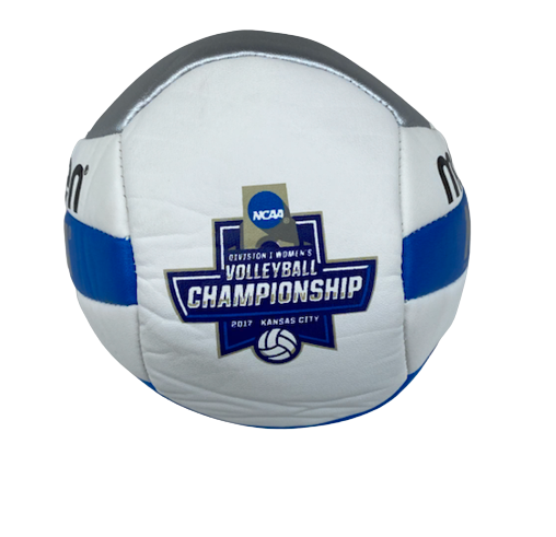 Lauren Stivrins Nebraska Volleyball SIGNED 2017 National Championship Mini Volleyball - NATIONAL CHAMPS!
