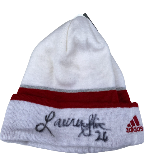 Lauren Stivrins Nebraska Volleyball SIGNED Team Issued Beanie Hat