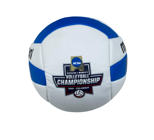 Lauren Stivrins Nebraska Volleyball SIGNED 2021 National Championship Mini Volleyball