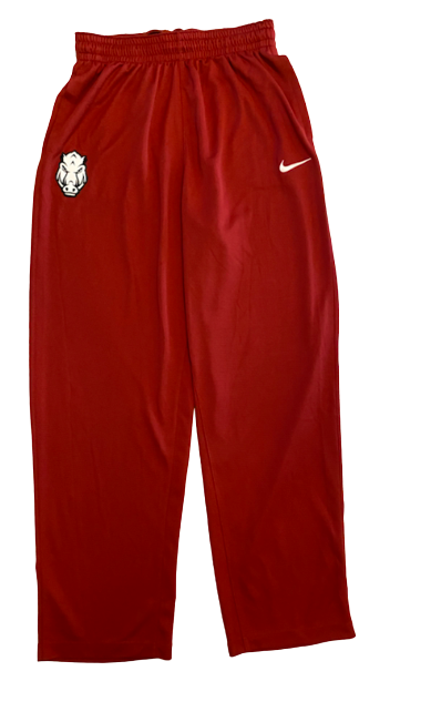 Emeka Obukwelu Arkansas Basketball Team Issued Sweatpants (Size XLT)