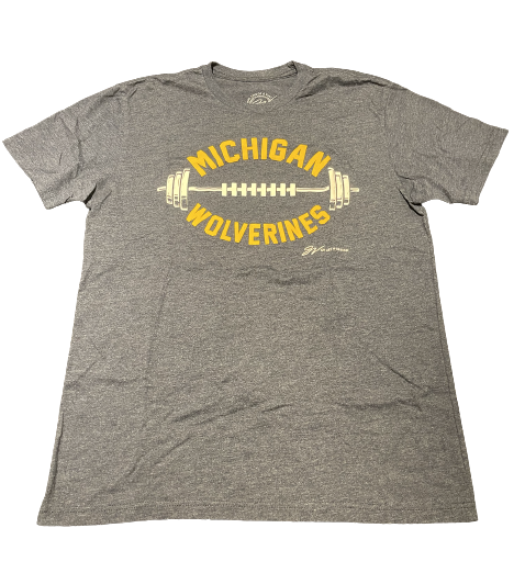 Vincent Gray Michigan Football Team Issued "Strength" Shirt (Size L)