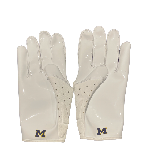 Vincent Gray Michigan Football Player Exclusive Gloves (Size XL)