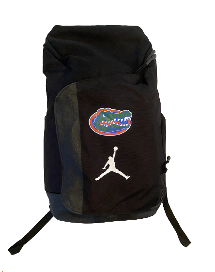 Anthony Duruji Florida Basketball Player Exclusive Travel Backpack with Number and Travel Tag