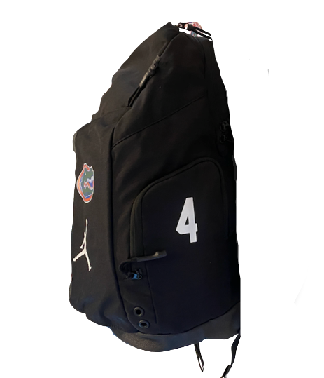Anthony Duruji Florida Basketball Player Exclusive Travel Backpack with Number and Travel Tag