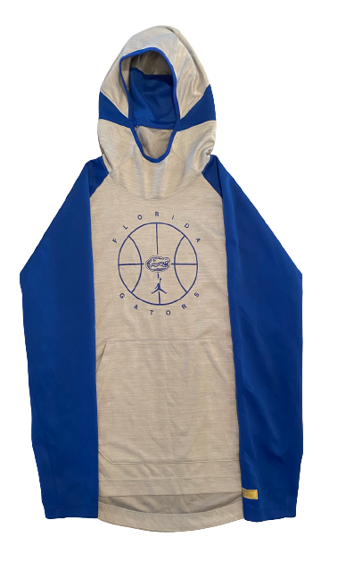 Anthony Duruji Florida Basketball Team Issued Travel Sweatshirt with GOLD ELITE TAG (Size XL)