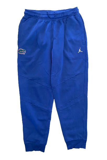 Anthony Duruji Florida Basketball Team Issued Travel Sweatpants (Size XL)