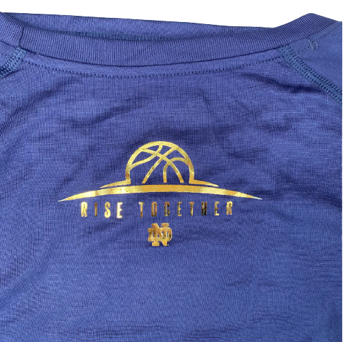 Nikola Djogo Notre Dame Basketball Team Issued "JUST HOOP" Long Sleeve Shirt (Size XL)