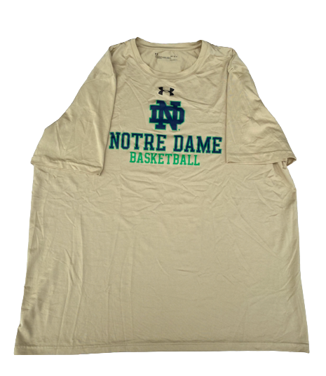 Nikola Djogo Notre Dame Basketball Team Issued Workout Shirt (Size L)