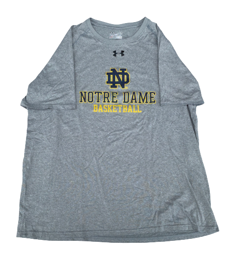 Nikola Djogo Notre Dame Basketball Team Issued Workout Shirt (Size XL)