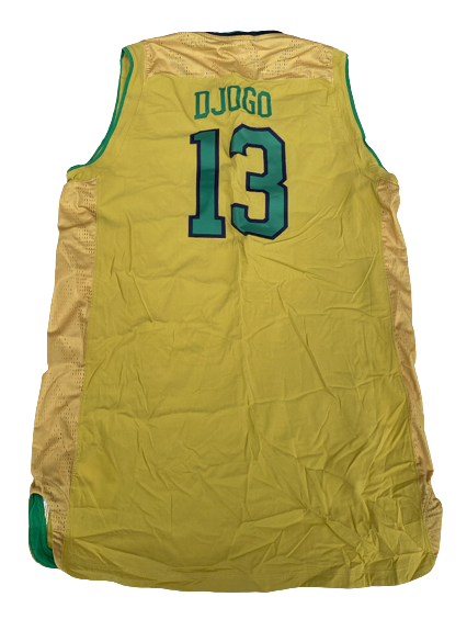 Nikola Djogo Notre Dame Basketball 2017 Game Worn Jersey (Size XL)
