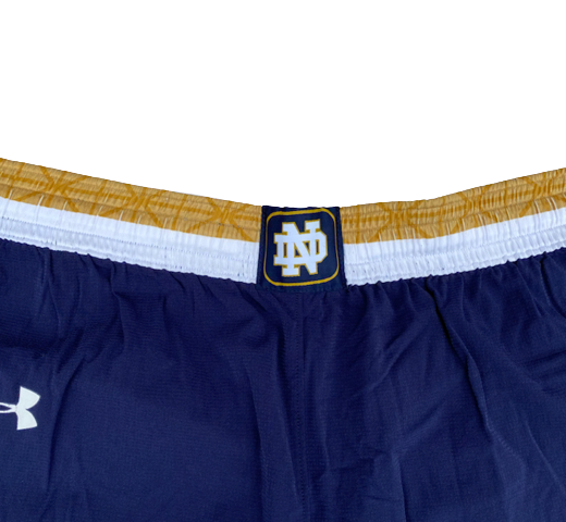 Nikola Djogo Notre Dame Basketball 2016 Game Shorts (Size L)