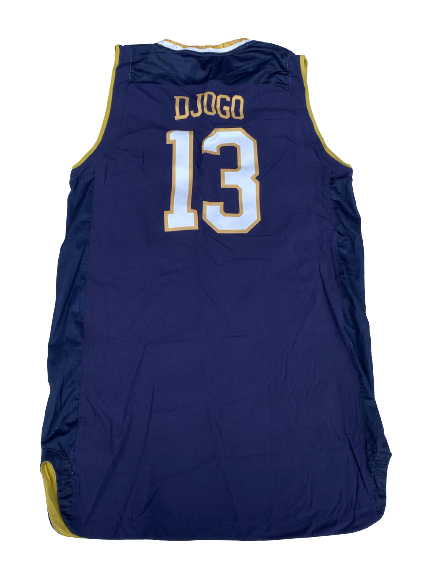 Nikola Djogo Notre Dame Basketball 2016 Game Issued Jersey (Size L)