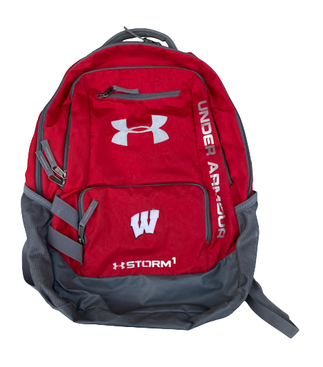 Gabe Lloyd Wisconsin Football Team Issued Travel Backpack with Cotton Bowl Patch & 2 Travel Tags