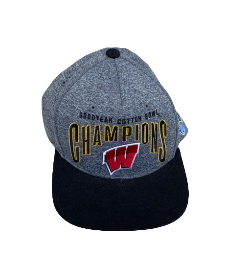 Gabe Lloyd Wisconsin Football 2017 Cotton Bowl Champions Hat