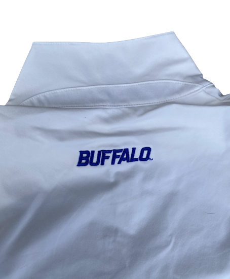 Ronaldo Segu Buffalo Basketball Team Issued Quarter-Zip Pullover (Size M)