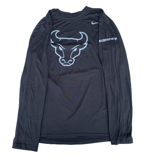 Ronaldo Segu Buffalo Basketball Team Issued Long Sleeve Shooting Shirt (Size M)
