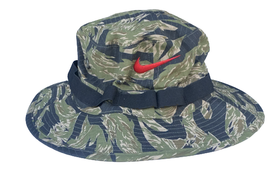 Lawrence Stevens Rutgers Football Team Issued Camo Bucket Hat
