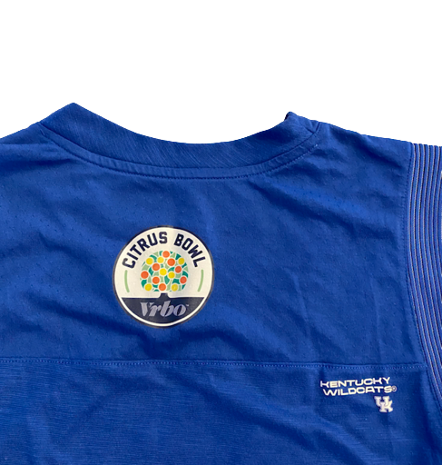 Yusuf Corker Kentucky Football Team Exclusive Citrus Bowl Long Sleeve Shirt (Size L)