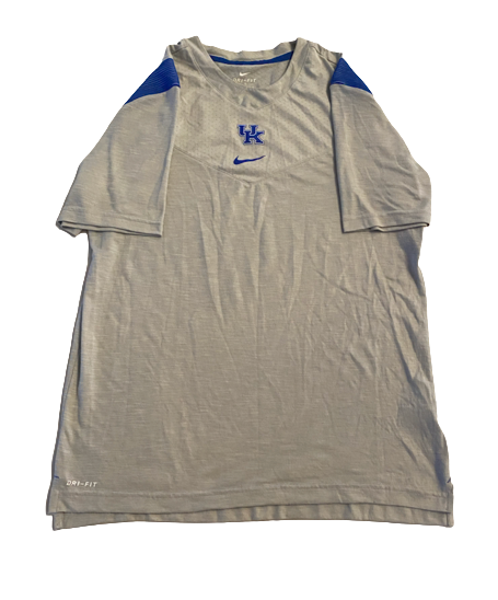 Yusuf Corker Kentucky Football Team Issued Workout Shirt (Size L)